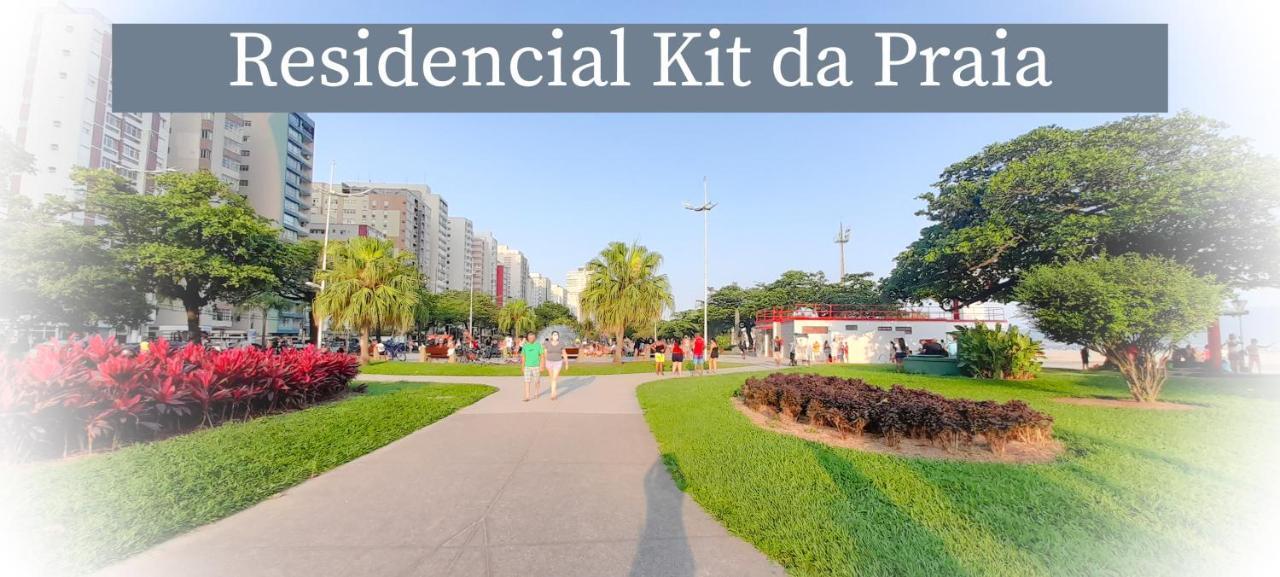 Apartament Residencial Kit Da Praia Santos  Zewnętrze zdjęcie